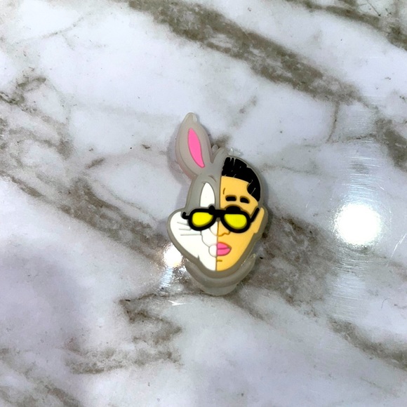 CROCS Accessories - Bad Bunny Glow in the Dark Croc shoe charm 🐰